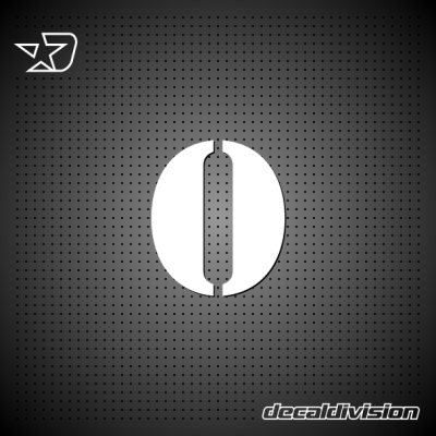 Vinyl Letter O - STENCIL